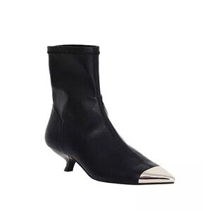 Katy Perry The Micro Heel Stretch calf bootie.